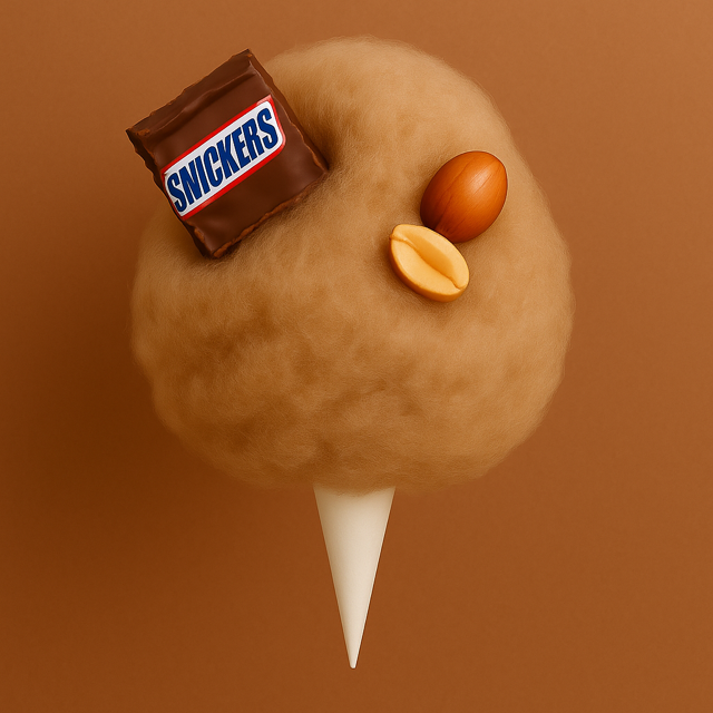 Barbe à Papa Snickers 50grs