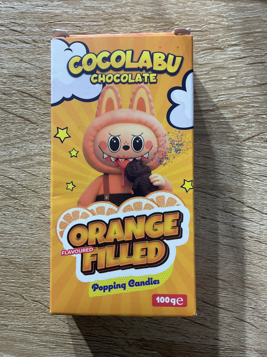 Chocolat Labubu orange