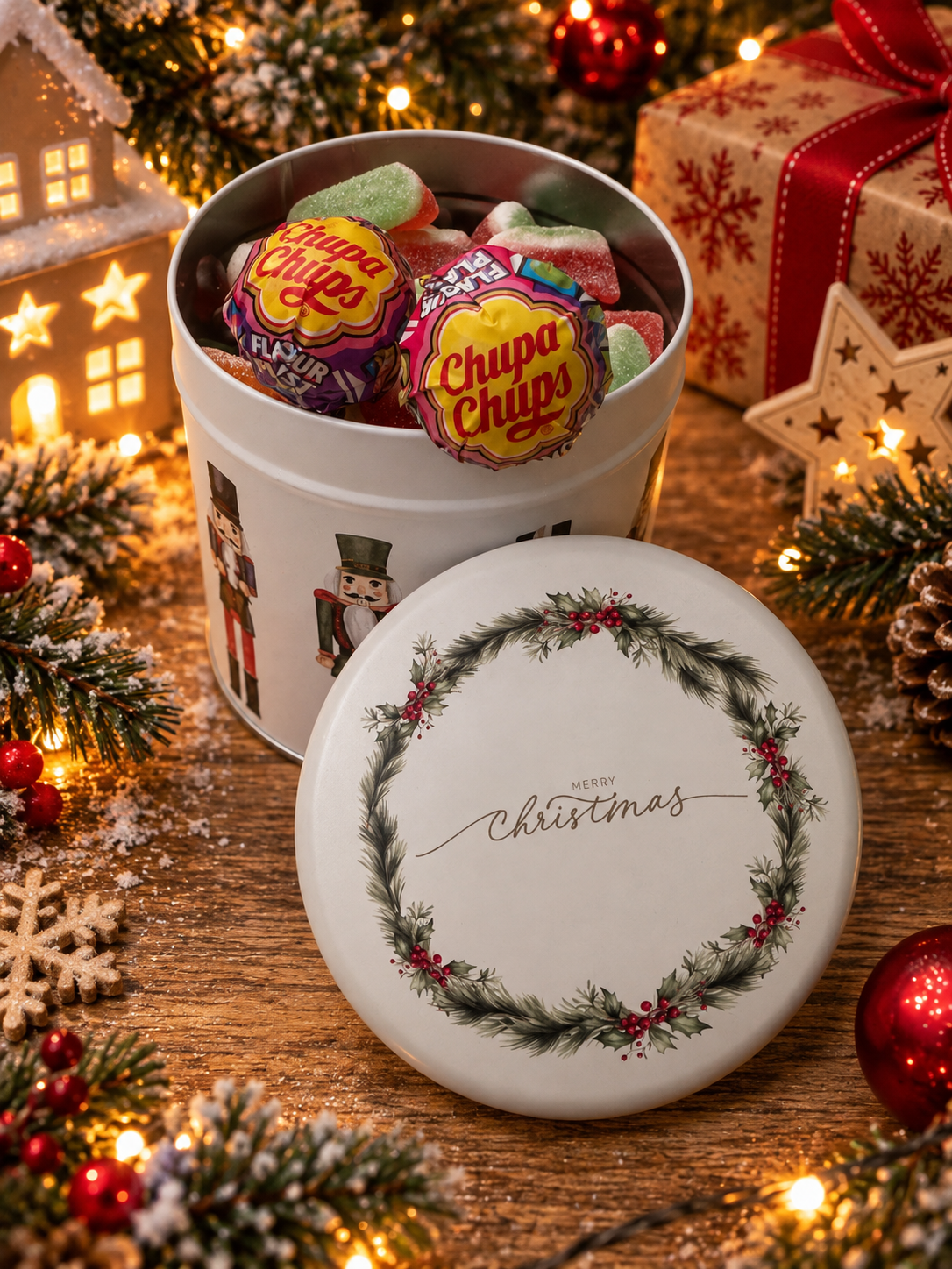 Boîte de Noël 700grs + 2 sucette