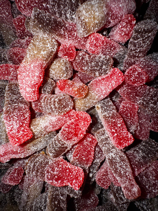 Bouteille cherry cola fizz 100grs