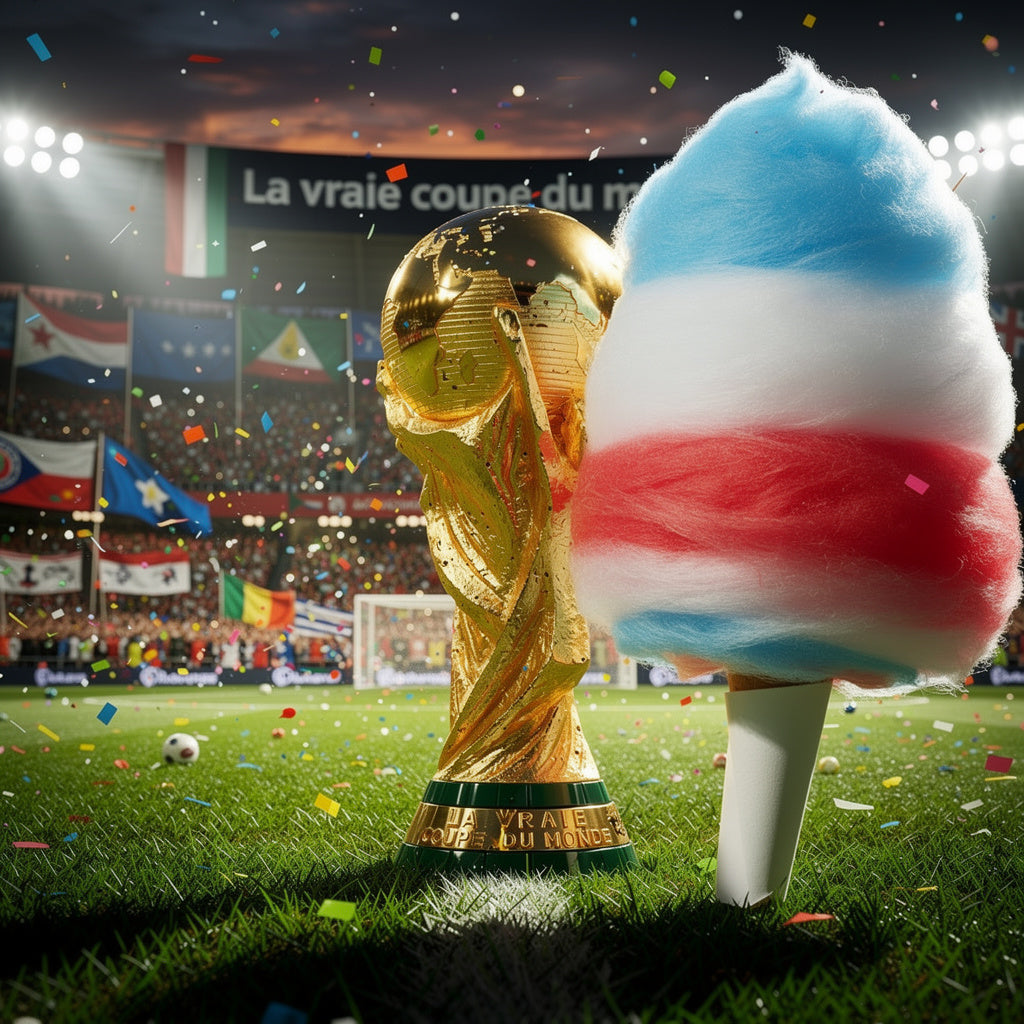Barbe à papa coupe du monde France 50GRS