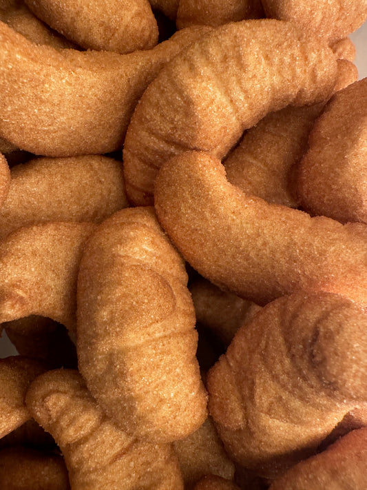 Croissant ou Banane Fourrées Chocolat en Marshmallow