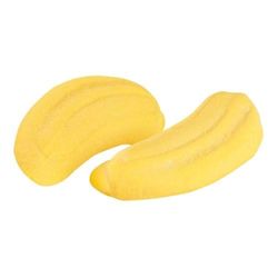 Croissant ou Banane Fourrées Chocolat en Marshmallow 100grs