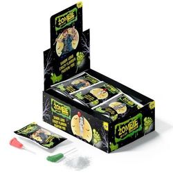 Sachet Zombie avec sucette et poudre acidulée